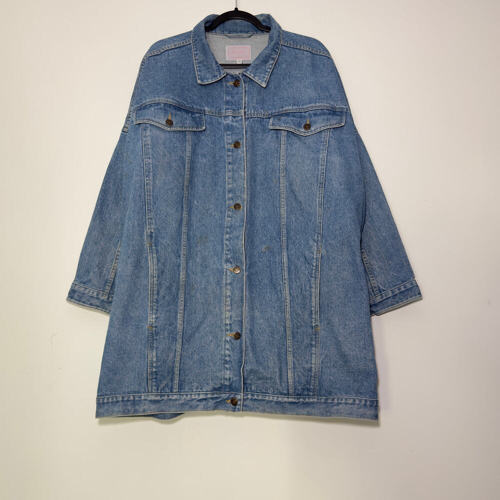 DANIEL Vintage Oversized Heavyweight Denim Jacket 
Size 22  3X XXXL